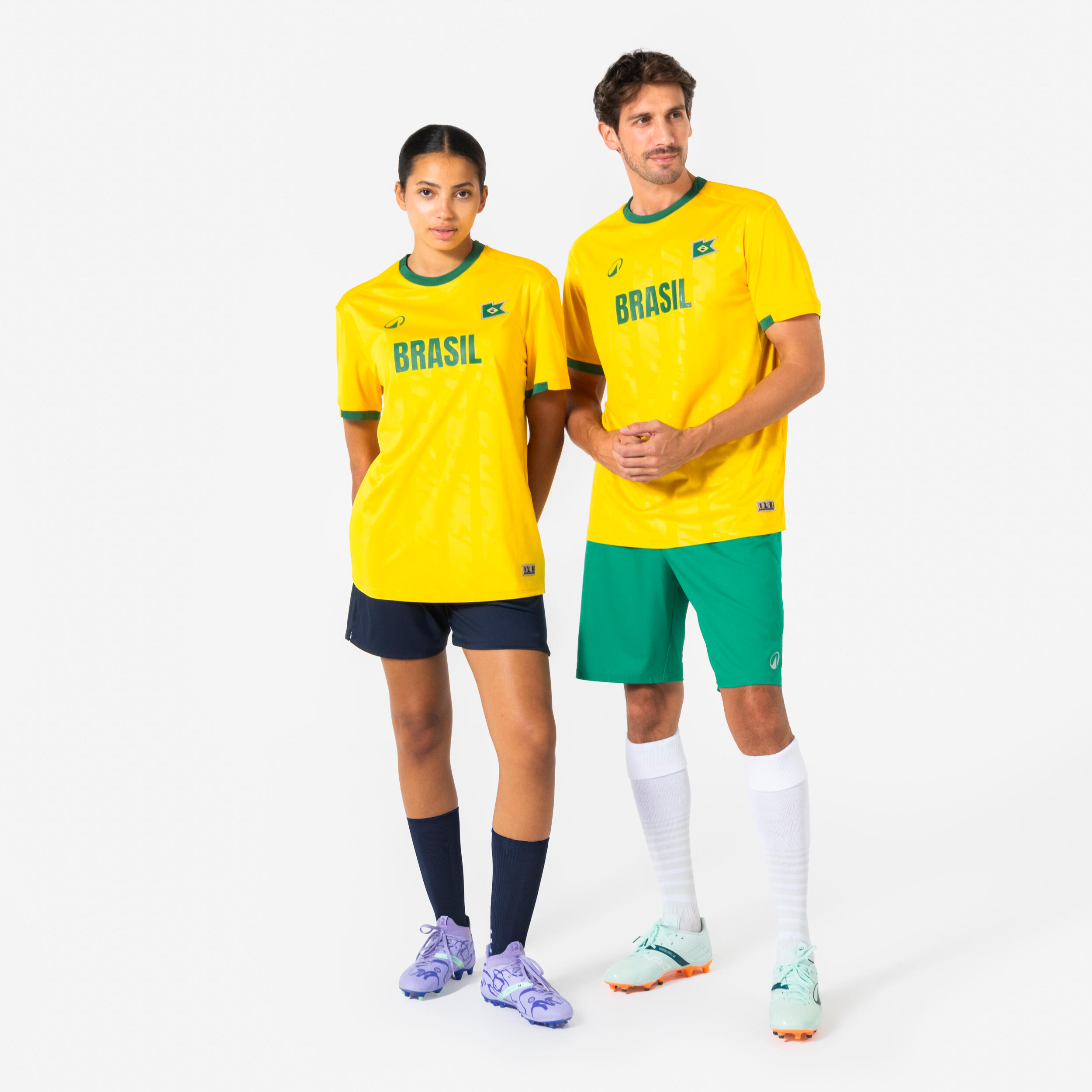 Playera de fútbol Brasil aficionado
